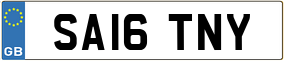 Truck License Plate